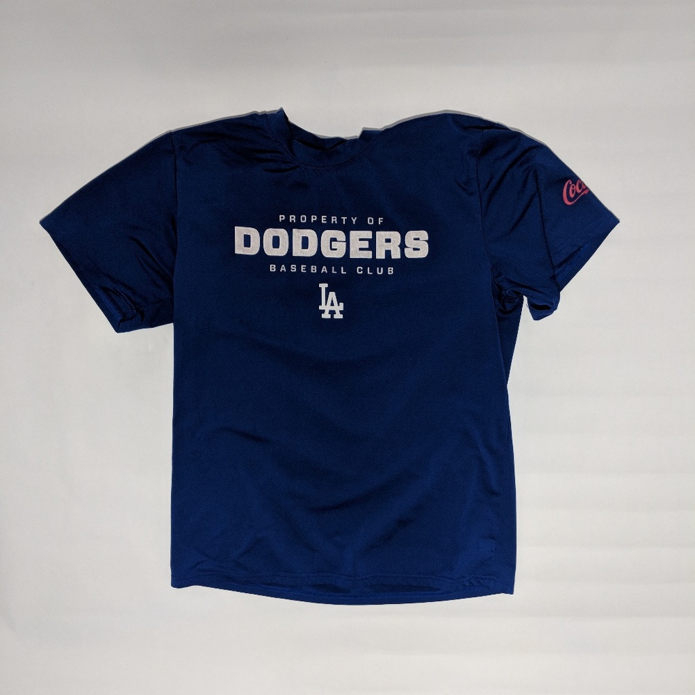 Dodgers Baseball Club Large Polyester Coca Cola T